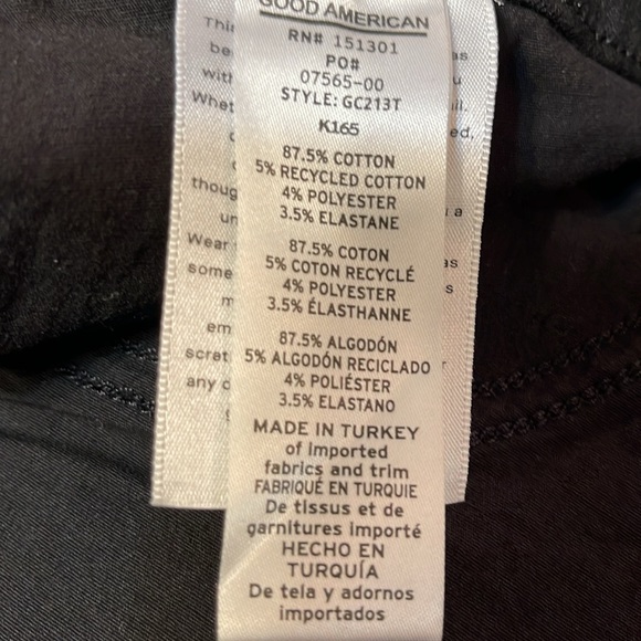 Good American black jeans with tags and size 28-32 plus size jeans - Picture 4 of 4